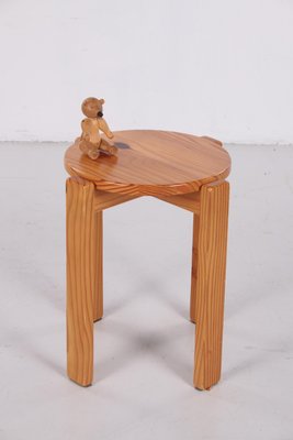 Danish Brutalist Side Stool-EZZ-938453