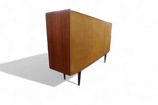 Danish Cabinet in Teak with Bar and Sliding Doors, 1960s-BPJ-2021741