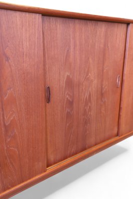 Danish Cabinet in Teak with Bar and Sliding Doors, 1960s-BPJ-2021741