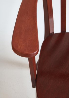 Danish Canada Armchairs in Stained Beech by Fritz Hansen, Set of 2, 1940s-WRF-1225884