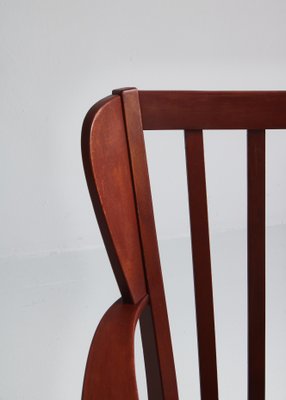 Danish Canada Armchairs in Stained Beech by Fritz Hansen, Set of 2, 1940s-WRF-1225884