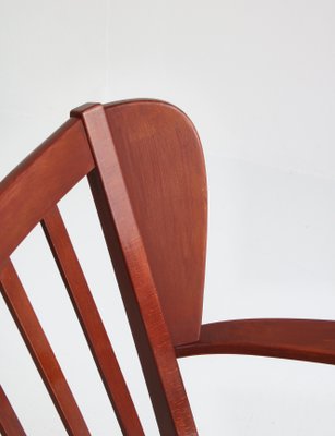 Danish Canada Armchairs in Stained Beech by Fritz Hansen, Set of 2, 1940s-WRF-1225884