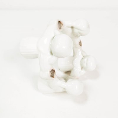 Danish Candlestick in Porcelain, 1970s-ZTG-1398422