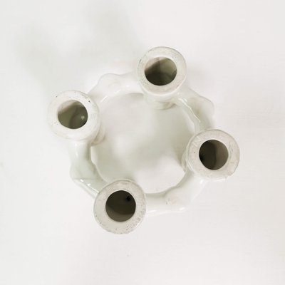 Danish Candlestick in Porcelain, 1970s-ZTG-1398422