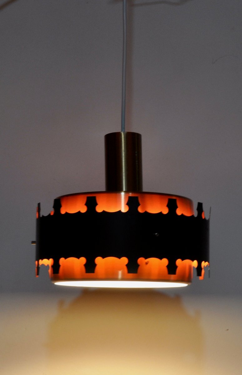 Danish Ceiling Lamp by Werner Schou for Colonell Elektro, 1960s