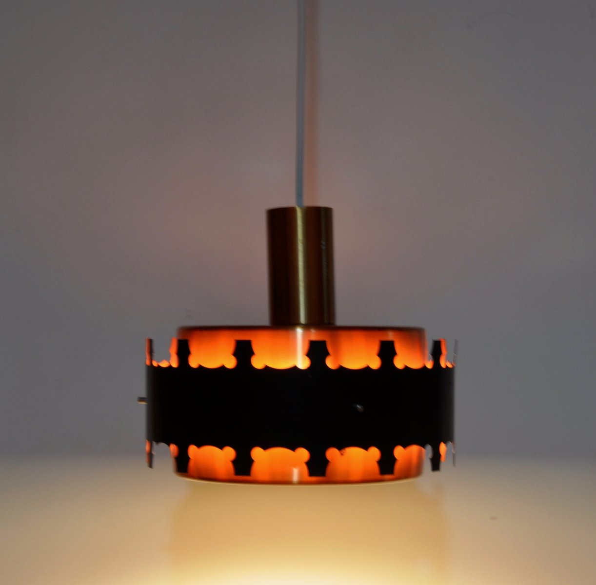 Danish Ceiling Lamp by Werner Schou for Colonell Elektro, 1960s