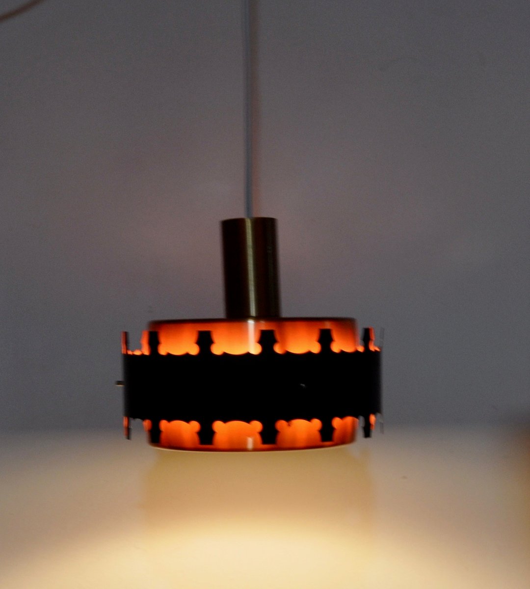 Danish Ceiling Lamp by Werner Schou for Colonell Elektro, 1960s