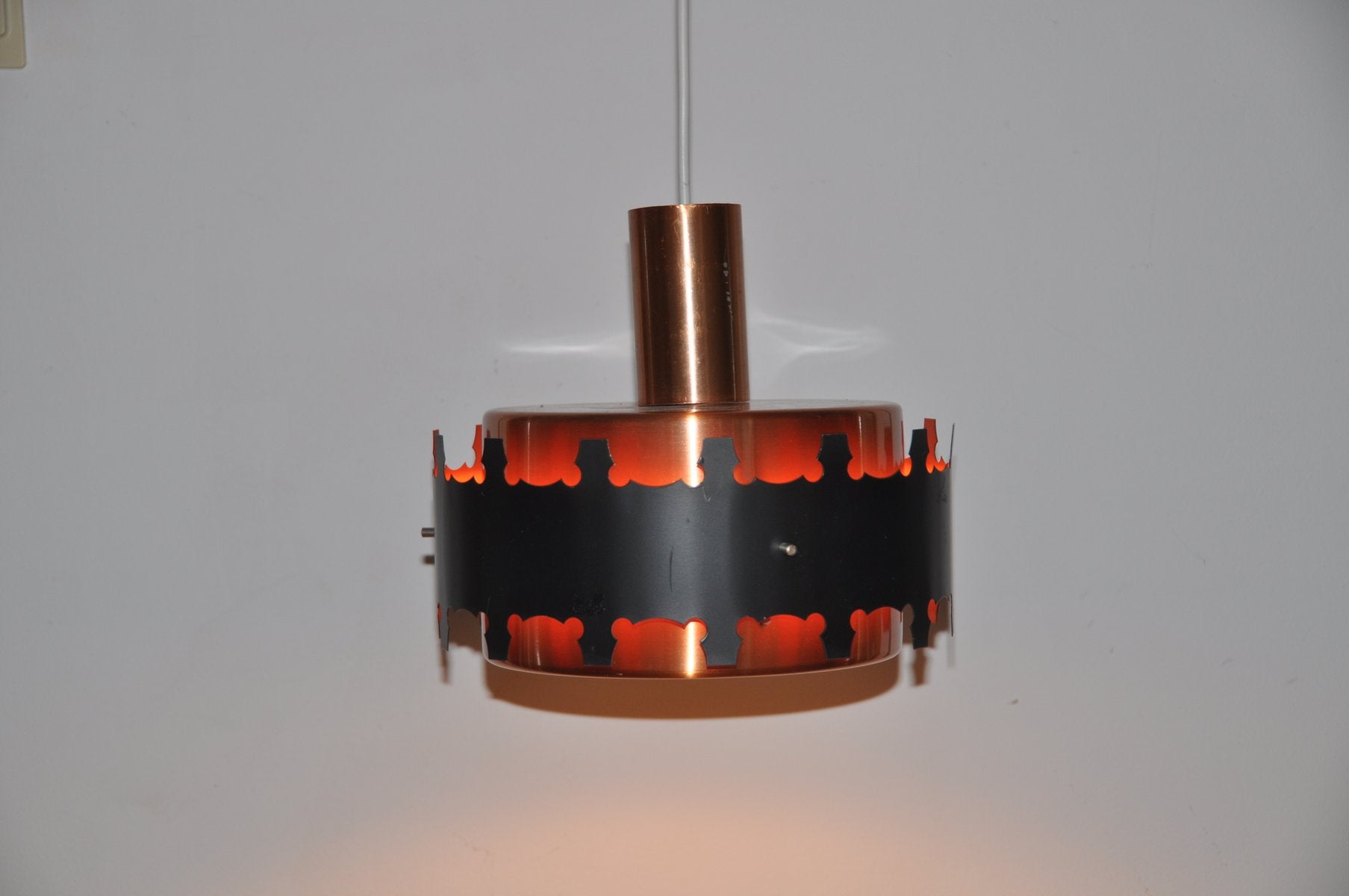 Danish Ceiling Lamp by Werner Schou for Colonell Elektro, 1960s