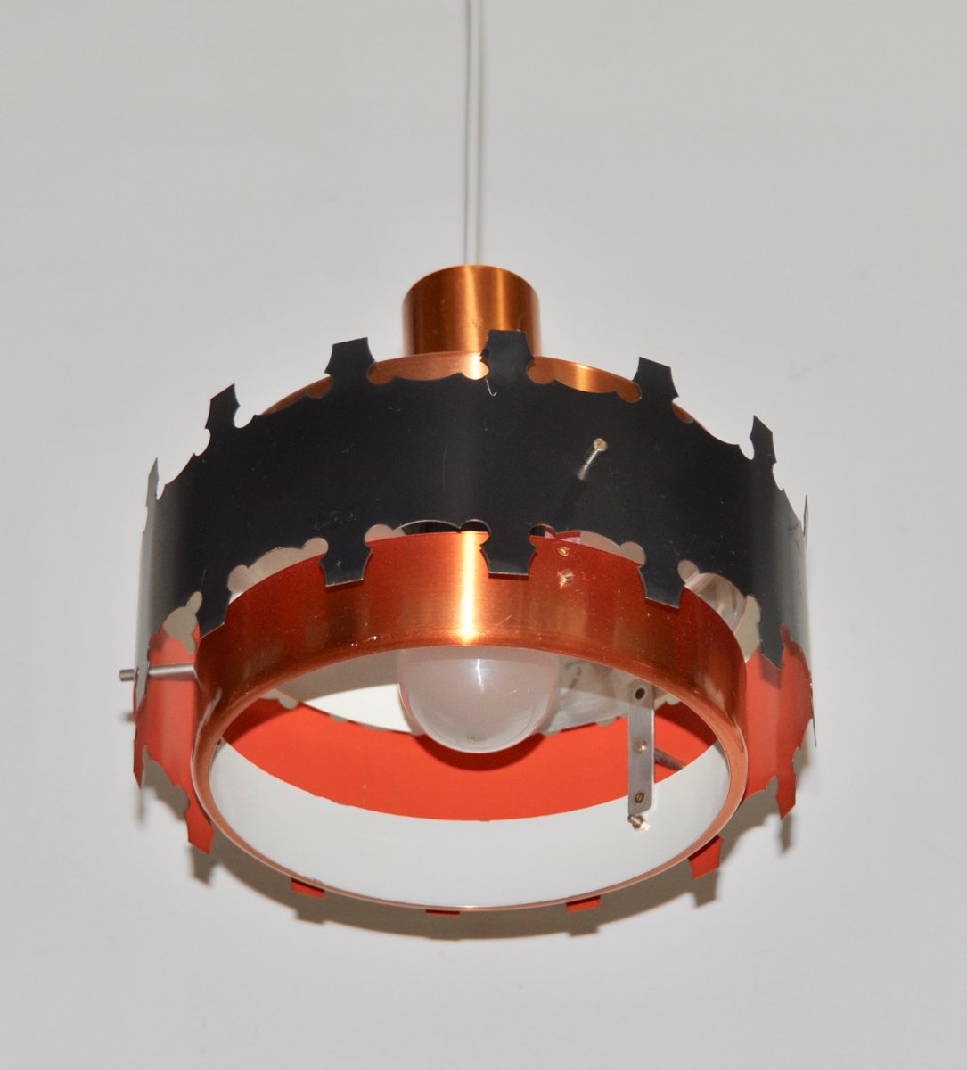 Danish Ceiling Lamp by Werner Schou for Colonell Elektro, 1960s