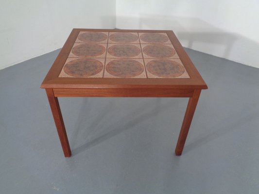 Danish Ceramic and Teak Coffee Table, 1960s-RDW-711637