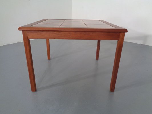 Danish Ceramic and Teak Coffee Table, 1960s-RDW-711637