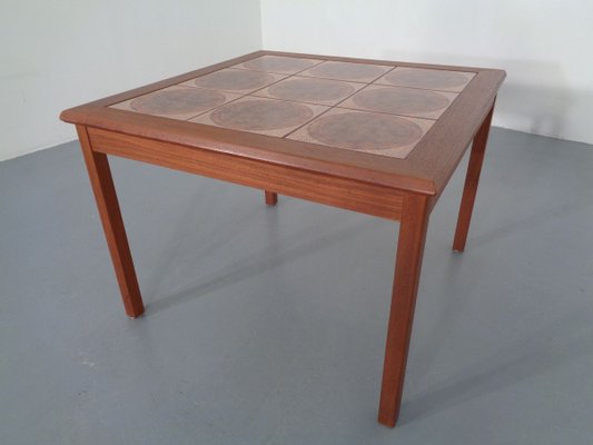 Danish Ceramic and Teak Coffee Table, 1960s-RDW-711637