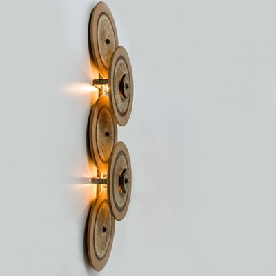 Danish Ceramic Discs Wall Light from Soholm, 1970-VDW-2026342