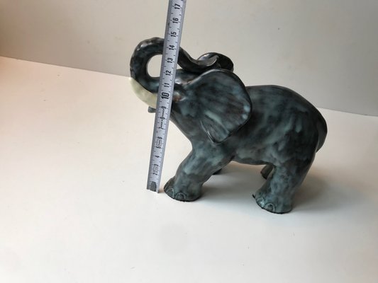 Danish Ceramic Elephant from Michael Andersen & Son, 1970s-LCR-735774