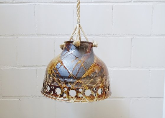 Danish Ceramic Pendant Lamp, 1960s-BLG-1382737