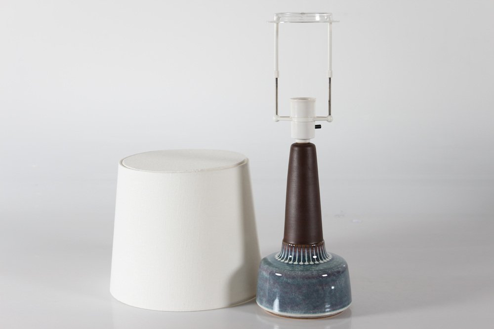 Danish Ceramic Table Lamp by Einar Johansen for Søholm, 1960s