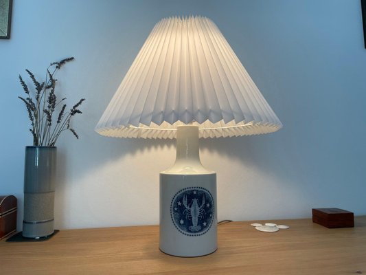 Danish Ceramic Table Lamp by Fog & Morup for Royal Copenhagen, 1970s-WSA-976148