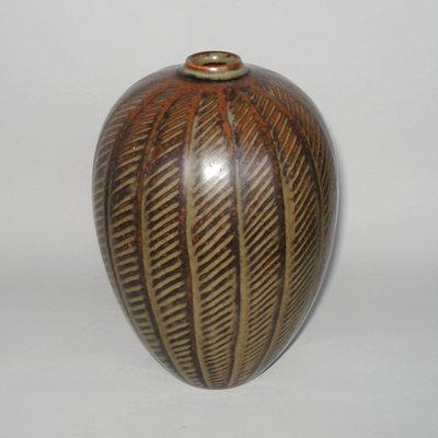 Danish Ceramic Vase by Gerd Bogelund for Royal Copenhagen, 1950s-YGE-590329