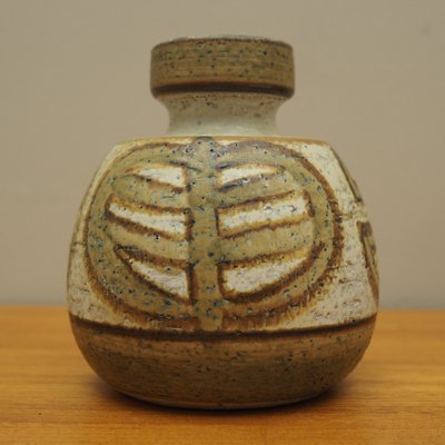 Danish Ceramic Vase from Søholm, 1970s-VND-1823530