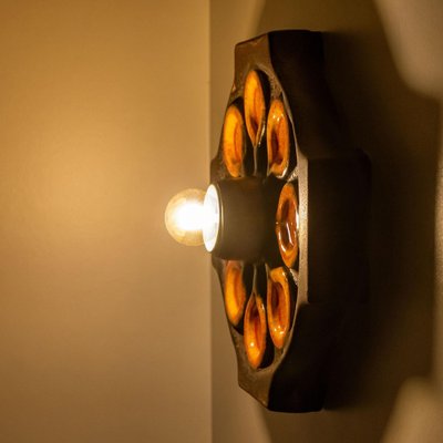 Danish Ceramic Wall Light, 1970-VDW-1774860