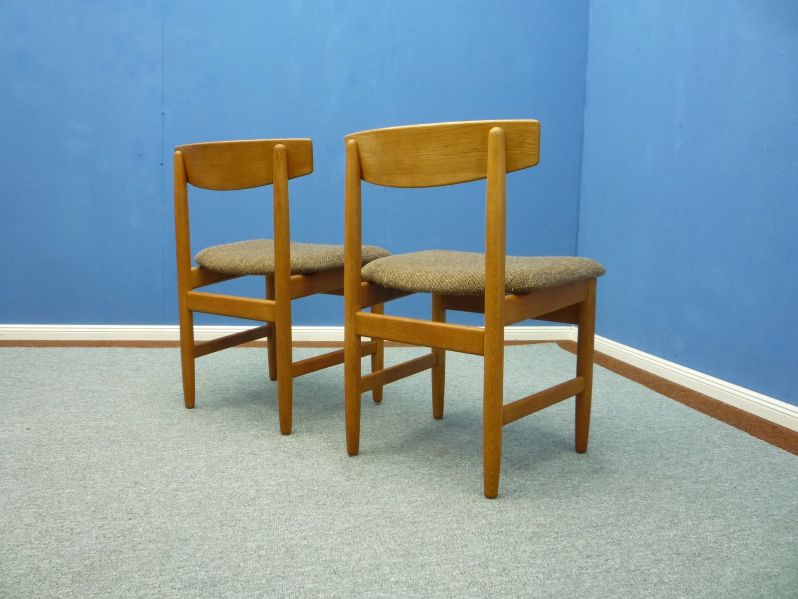 Danish Chairs by Børge Mogensen for Søborg Møbelfabrik, 1960s, Set of 2