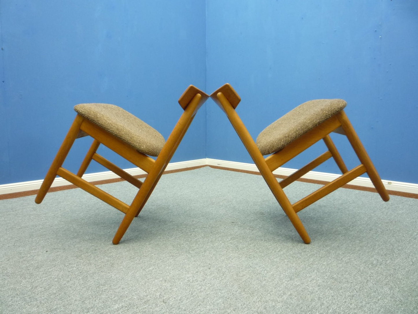 Danish Chairs by Børge Mogensen for Søborg Møbelfabrik, 1960s, Set of 2