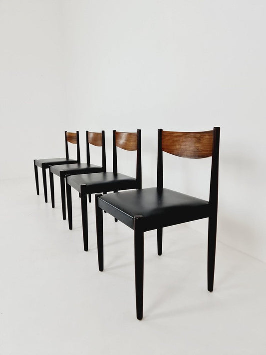 Danish Chairs by Niels Möller for Frem Rojle, 1960s, Set of 4