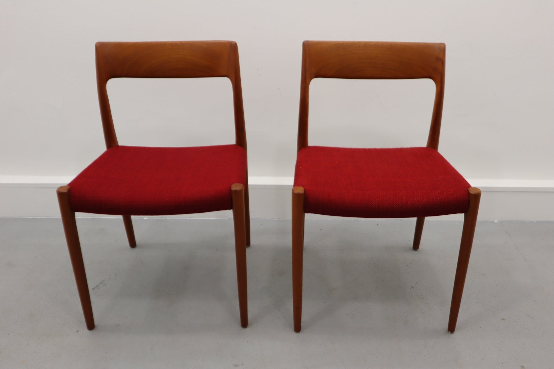 Danish Chairs by Niels Møller for J. L. Møllers, 1960s, Set of 2