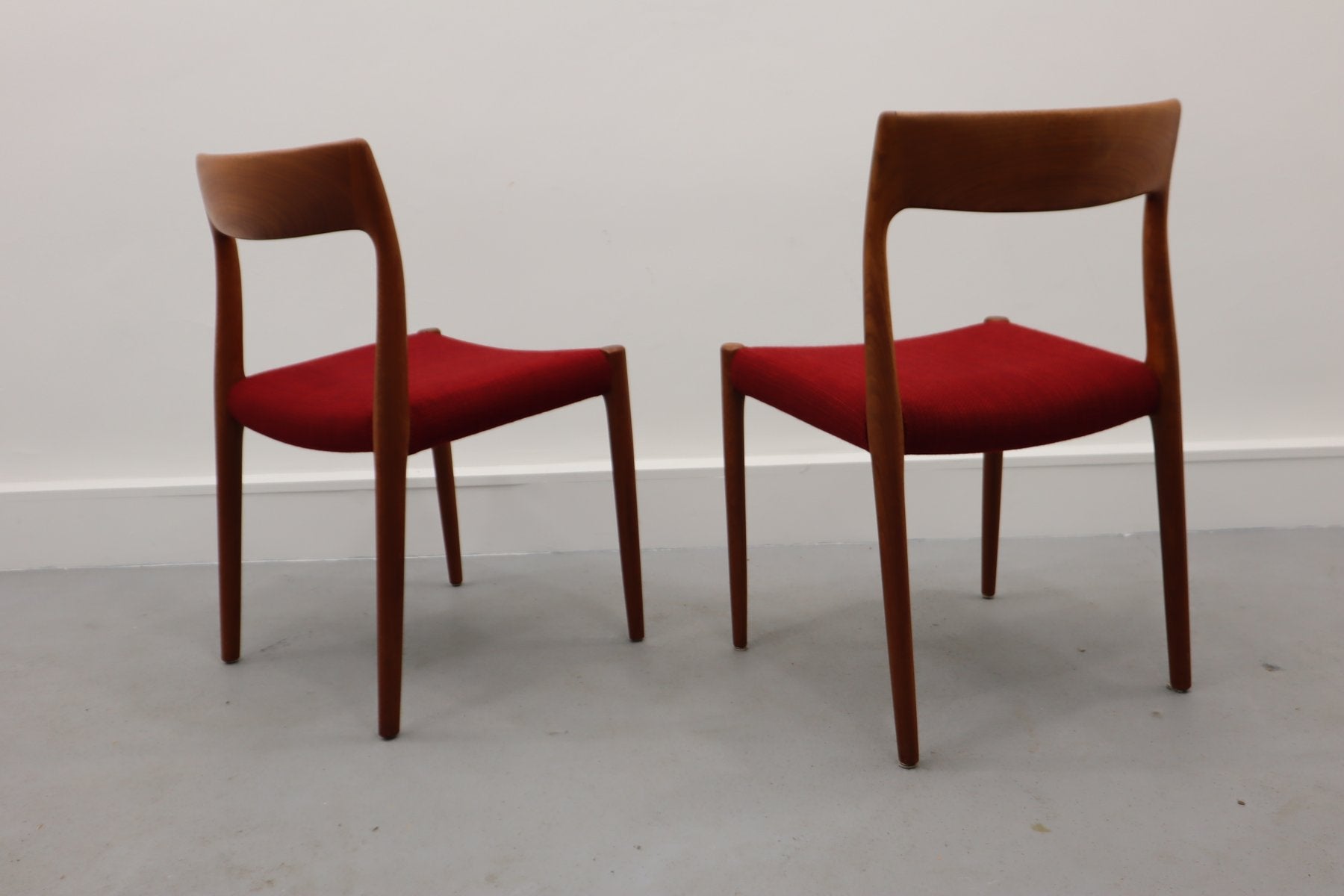 Danish Chairs by Niels Møller for J. L. Møllers, 1960s, Set of 2