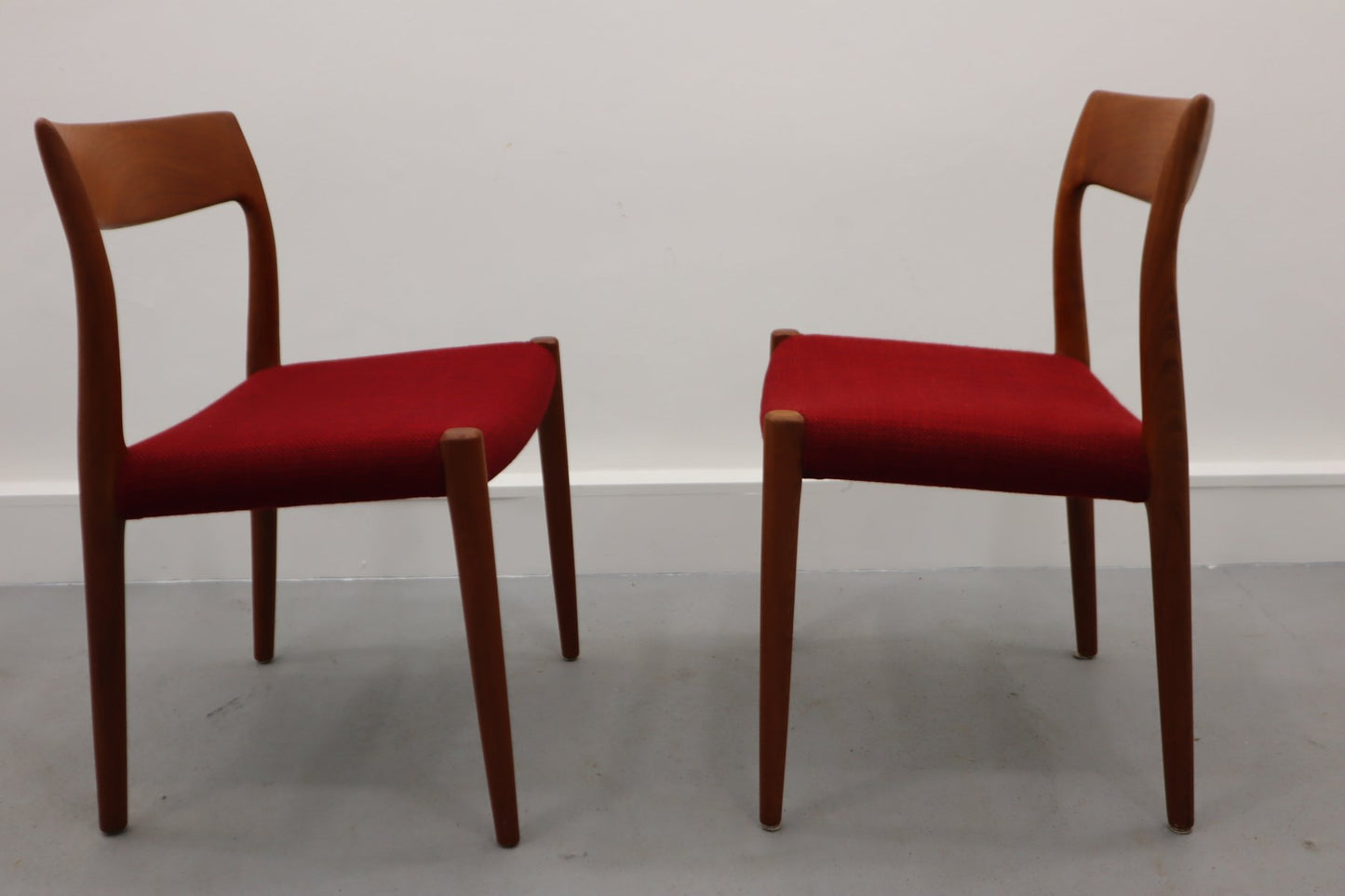 Danish Chairs by Niels Møller for J. L. Møllers, 1960s, Set of 2