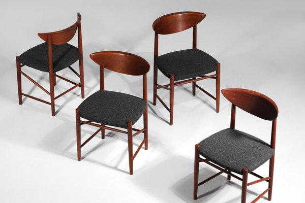 Danish Chairs by Peter Hvidt and Orla Mølgaard Nielsen, Set of 4-YU-1312237