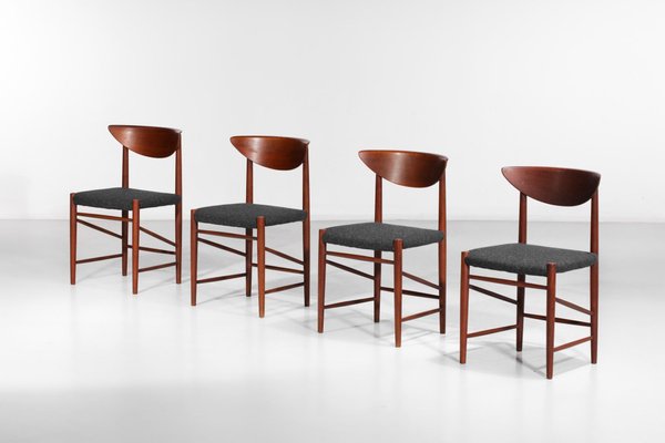 Danish Chairs by Peter Hvidt and Orla Mølgaard Nielsen, Set of 4-YU-1312237