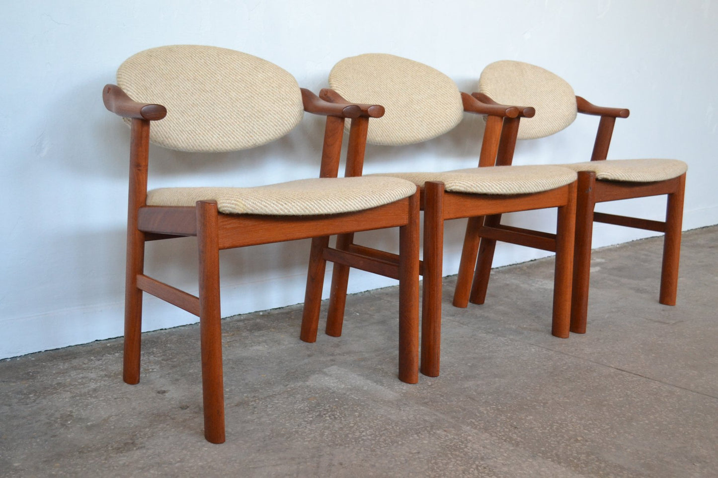 Danish Chairs from Schou Andersen, 1960s, Set of 3