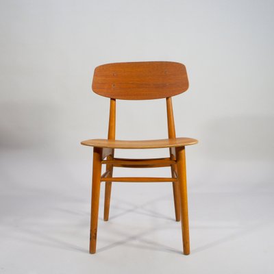 Danish Chairs in Teak, 1950s, Set of 4-SGX-1731623