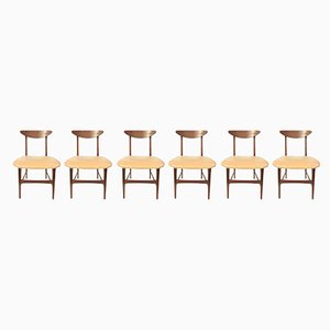 Danish Chairs in Teak with Padded Seat in the style of Hans J. Wegner, Set of 6-QZG-1336071