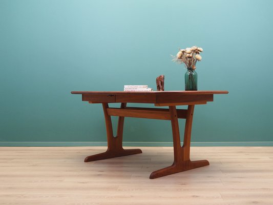 Danish Cherry Dining Table, 1970s-VND-1784350