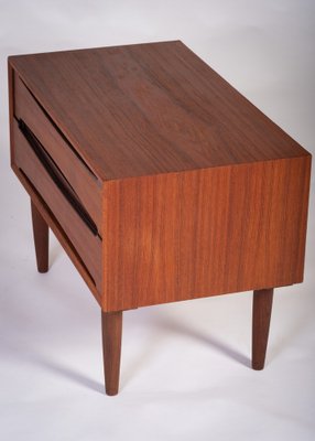 Danish Chest in Teak with 2 Drawers, 1960s-ZGQ-1734666