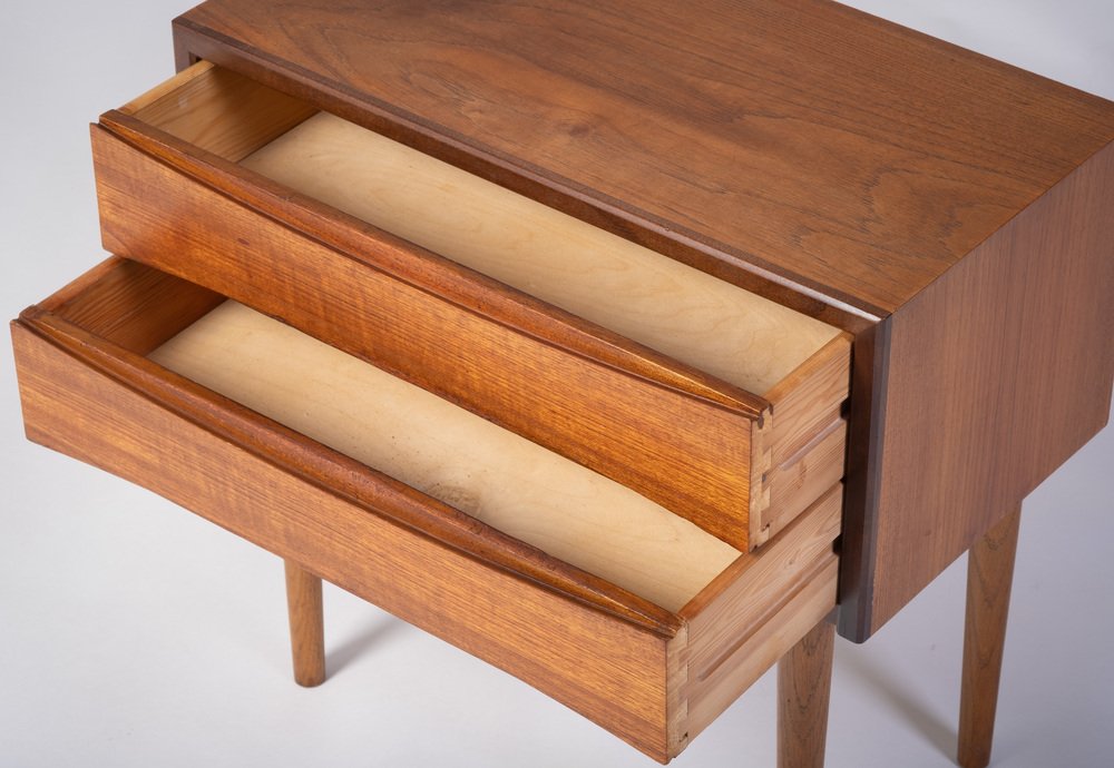 Danish Chest/Nightstand in Teak by Ølholm Møbelfabrik, 1960s