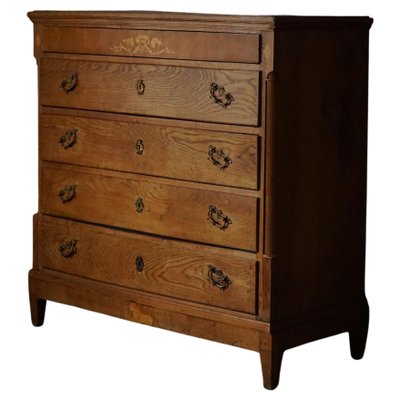 Danish Chest of Drawers in Oak, Late 18th Century-MXF-1398006