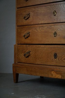 Danish Chest of Drawers in Oak, Late 18th Century-MXF-1398006