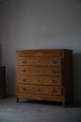 Danish Chest of Drawers in Oak, Late 18th Century-MXF-1398006