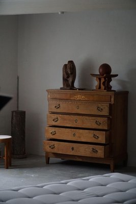 Danish Chest of Drawers in Oak, Late 18th Century-MXF-1398006