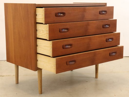 Danish Chest of Drawers in Teak-FYZ-1756294