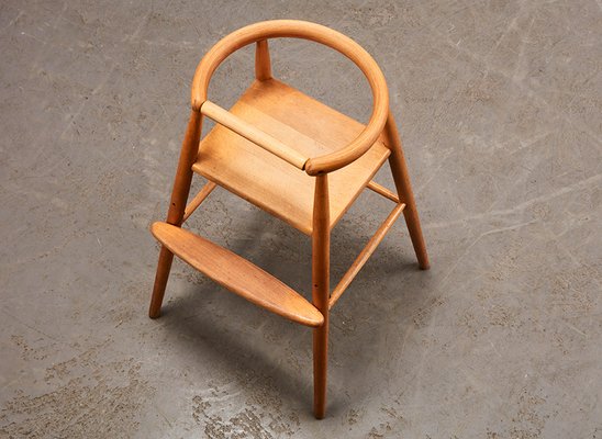 Danish Children's High Chair by Nanna Ditzel for Kold Savvaerk, 1950s-BPT-1513320