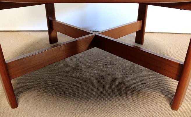 Danish Coffee Table by Niels Bach, 1970s-RVK-1065197