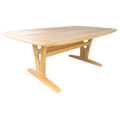 Danish Coffee Table in Beech from Skovby Furniture Factory-UY-942388