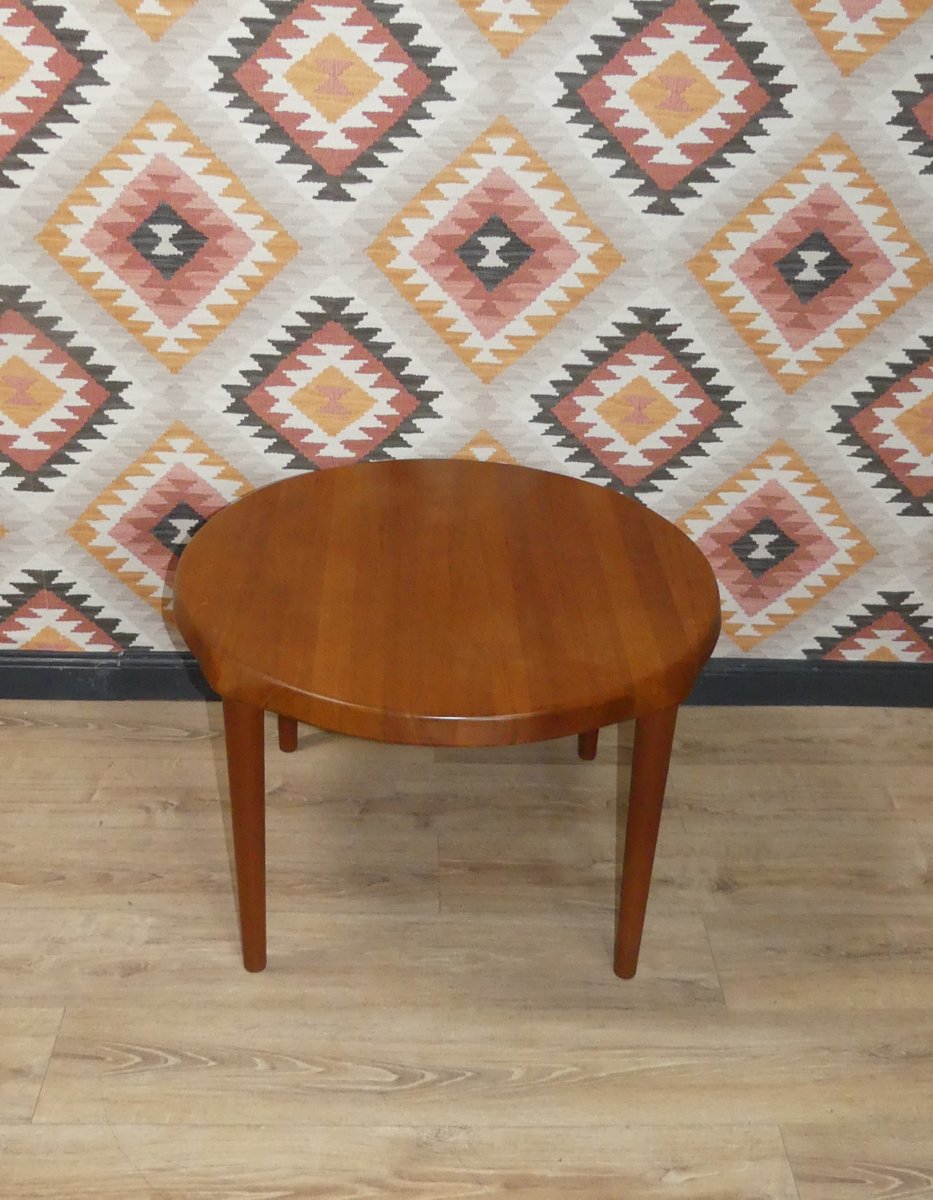 Danish Coffee Table in Solid Teak by John Boné for Mikael Laursen, 1960s