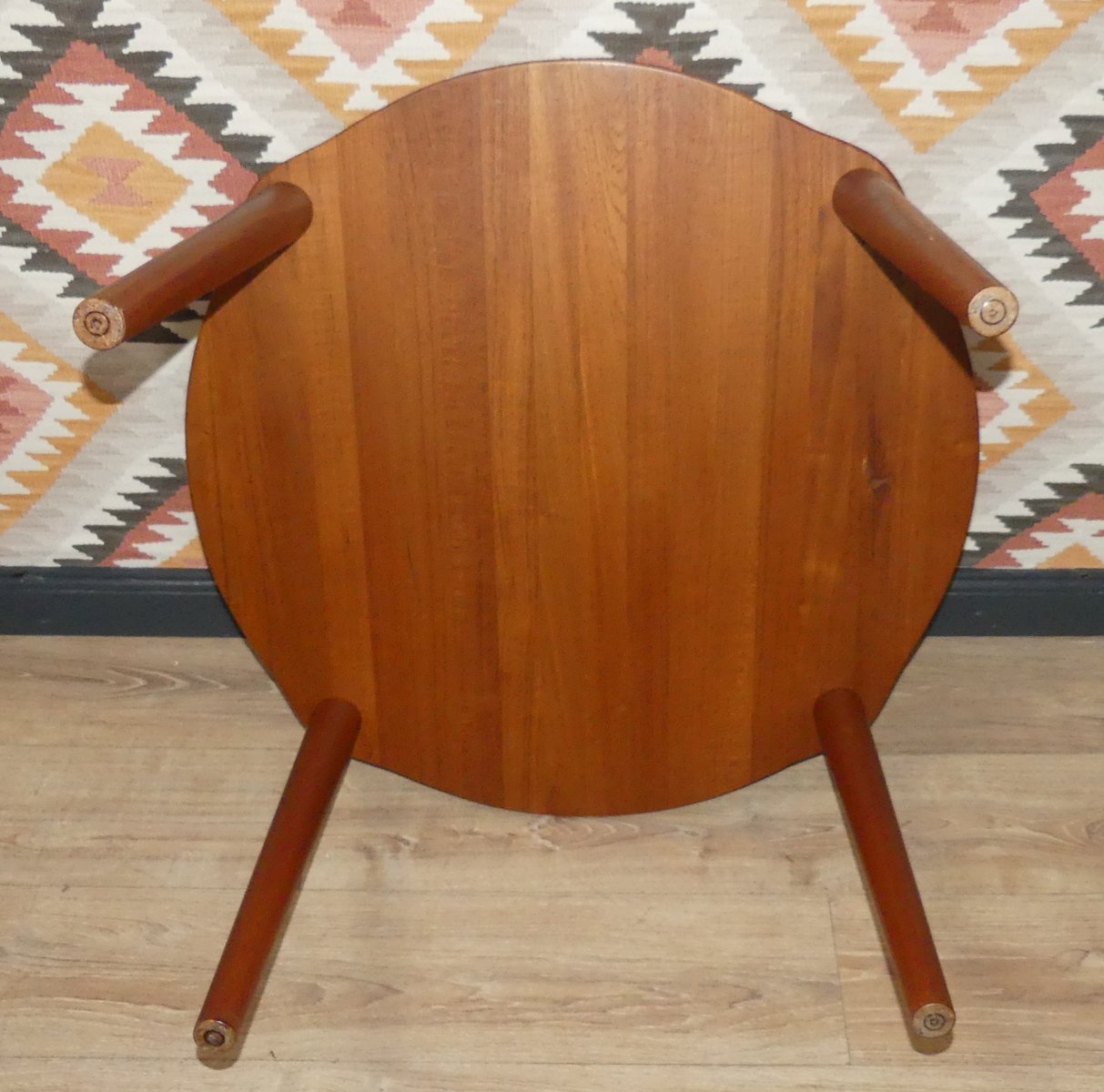 Danish Coffee Table in Solid Teak by John Boné for Mikael Laursen, 1960s