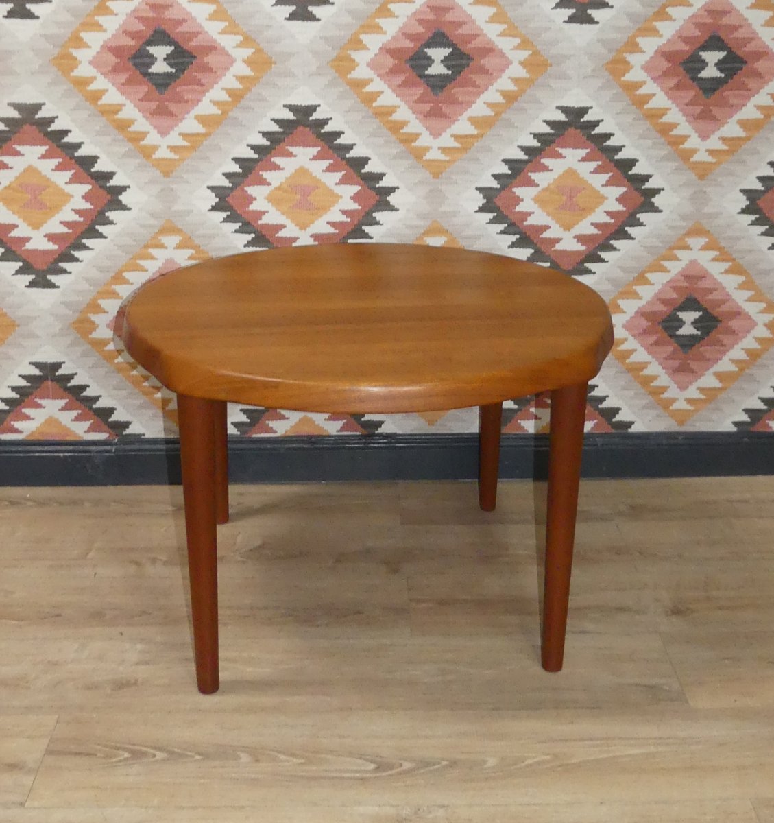 Danish Coffee Table in Solid Teak by John Boné for Mikael Laursen, 1960s