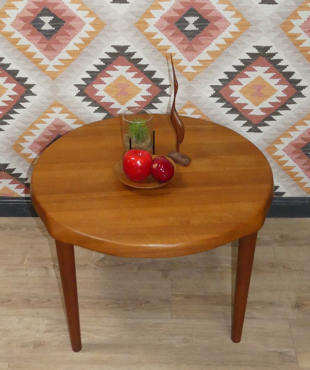 Danish Coffee Table in Solid Teak by John Boné for Mikael Laursen, 1960s